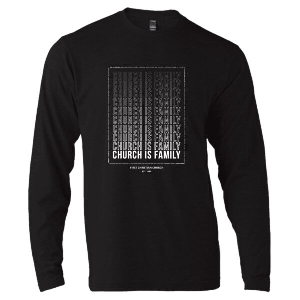FCC Church Is Family - Poly-Rich Long Sleeve T-Shirt Thumbnail