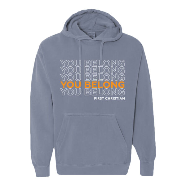 FCC You Belong  - Garment-Dyed Hooded Sweatshirt Thumbnail